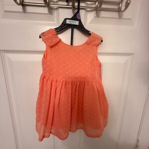Carter's Coral Sleeveless Dress